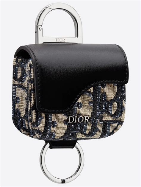 dior oblique airpod case|dior airpods saddle bag.